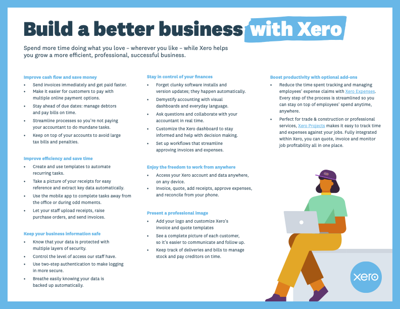 Build a better business with Xero